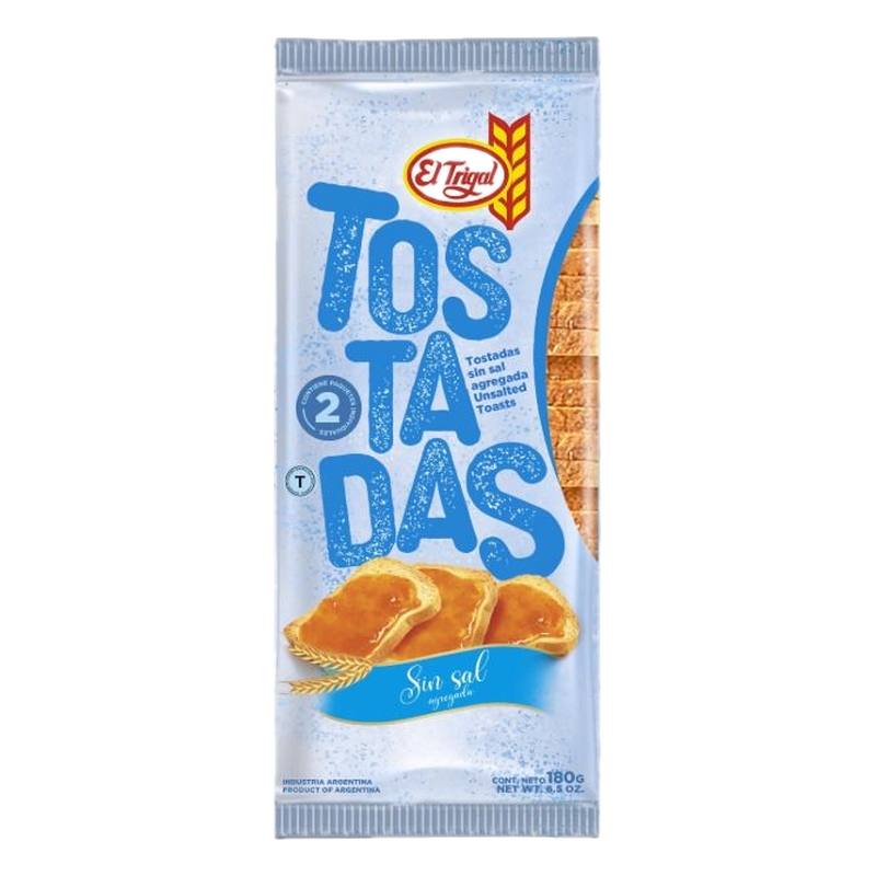 Tostadas Sin Sal El Trigal 180 G
