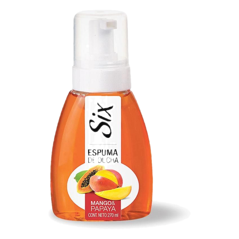 Espuma De Ducha Six Papaya Y Mango 270 Ml