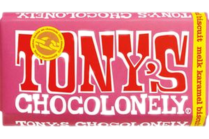 Chocolate Tony's Con Leche Trozos De Caramelo Y Galletas 180 G