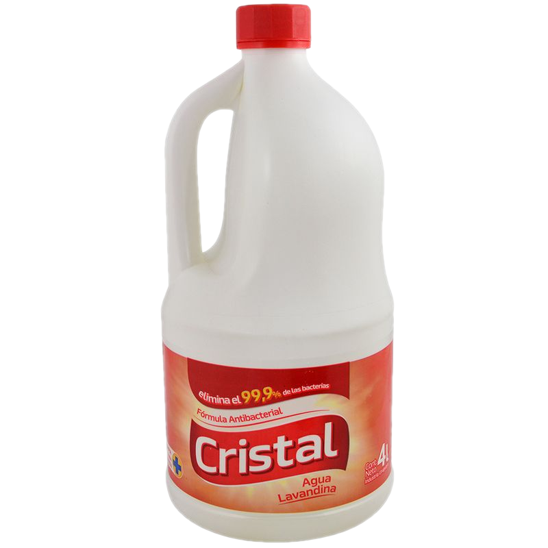 Agua Lavandina Solución Cristal 4 L