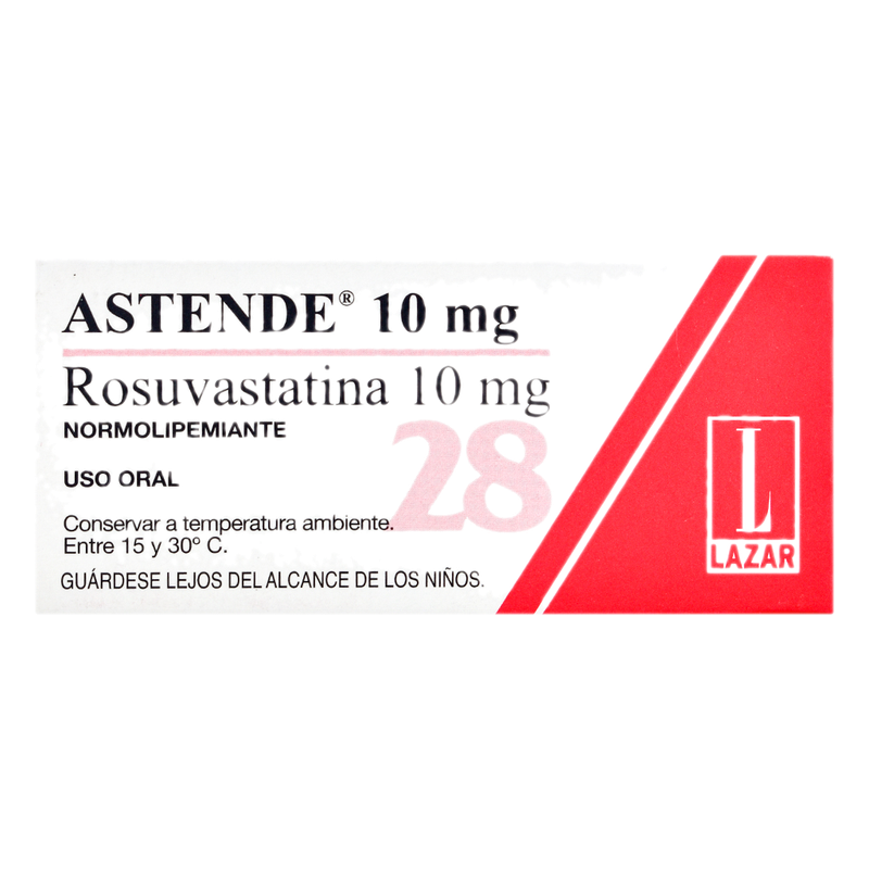 Astende 10 Mg X 28 Comprimidos
