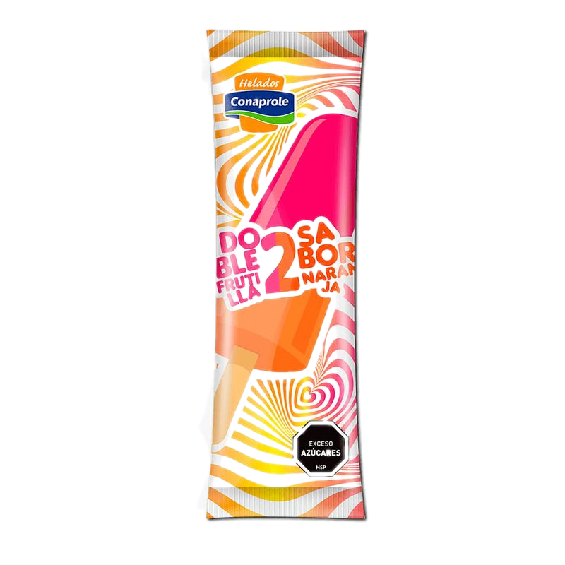 Helado Palito Frutilla Naranja Conaprole 60 Ml