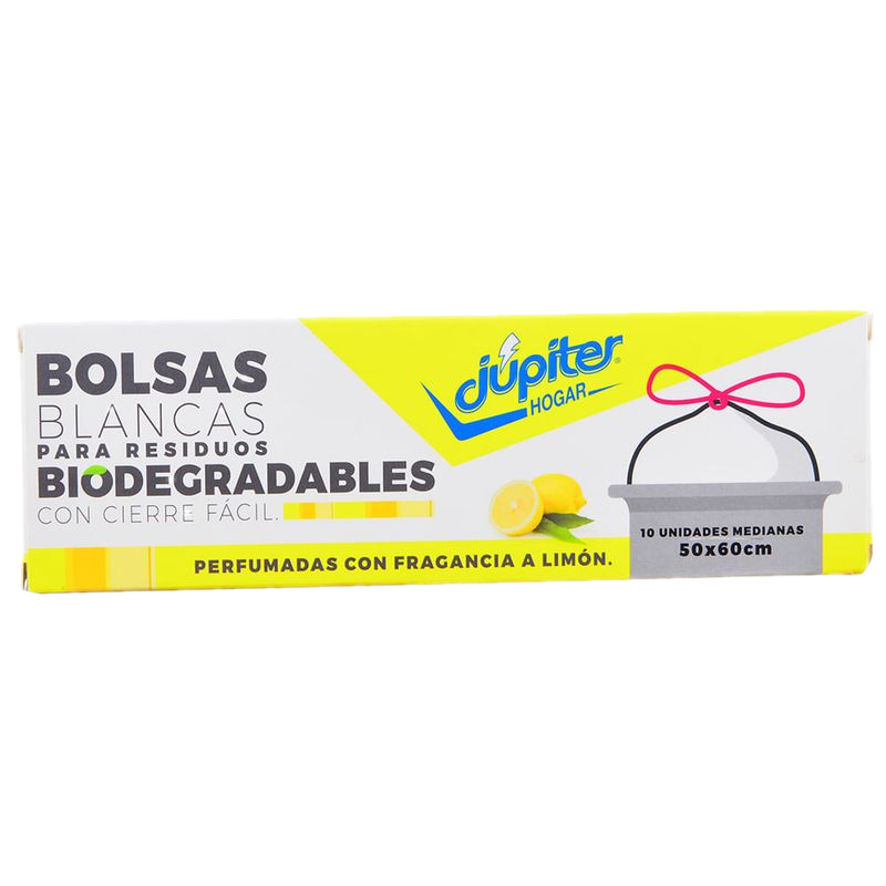 Bolsas Residuos Júpiter 50 X 60 Cm Limón 10 Unidades