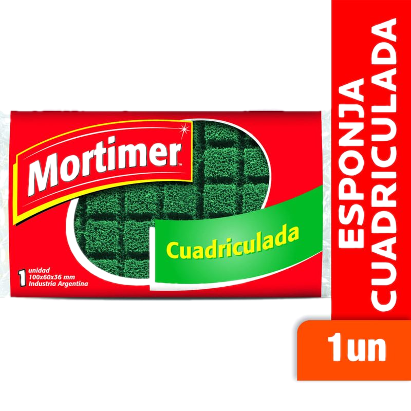 Fibra Esponja Mortimer Cuadriculada