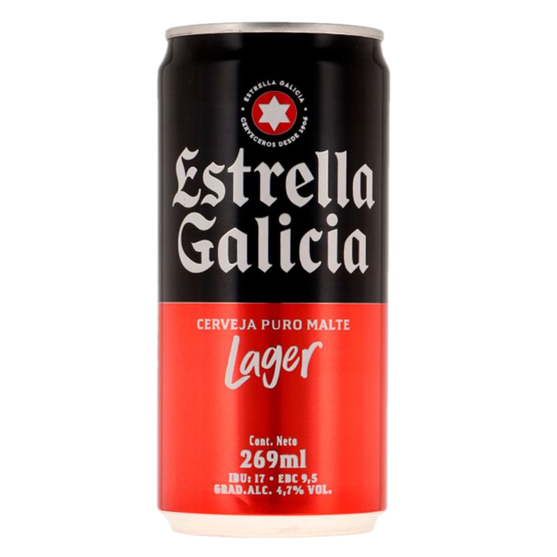 Cerveza Estrella Galicia 269 Ml