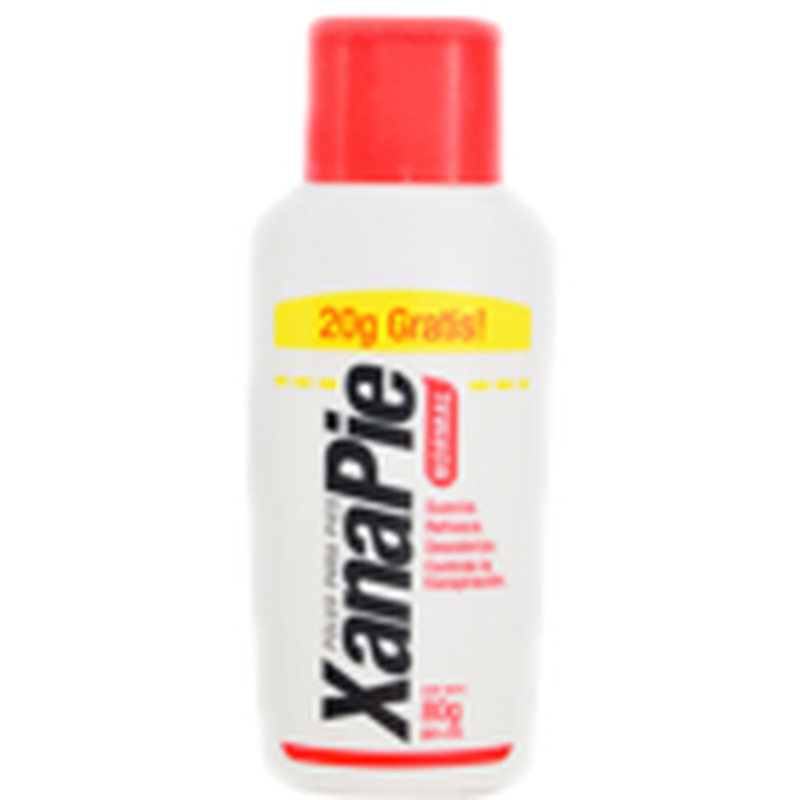 Polvo Para Pies Xanapie Rojo 80 G