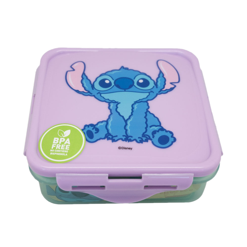 Vianda Hermética Stitch Vibes Disney 500 Ml