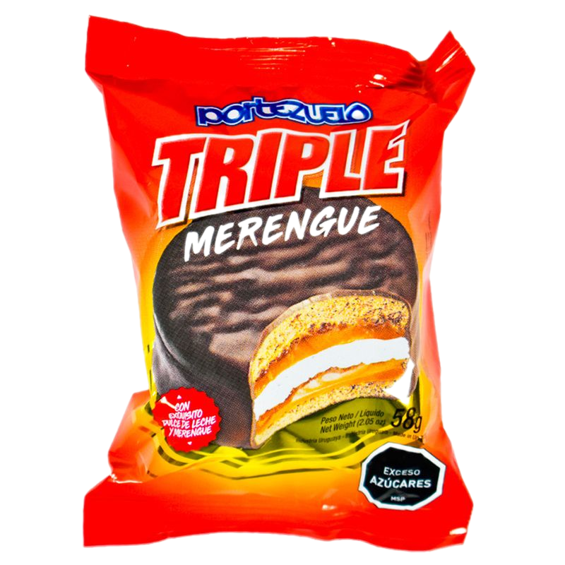 Alfajor Triple Merengue Portezuelo 58 G
