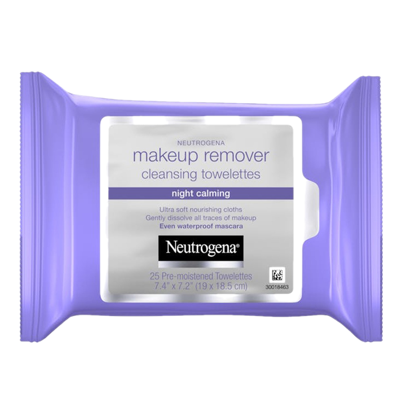Toallitas Desmaquillantes Neutrógena Night Calming 25 Unidades