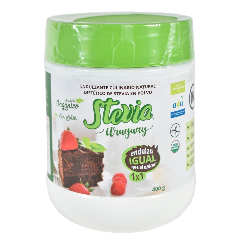 Endulzante Stevia Uruguay Organic Polvo 1 A 1 400 G