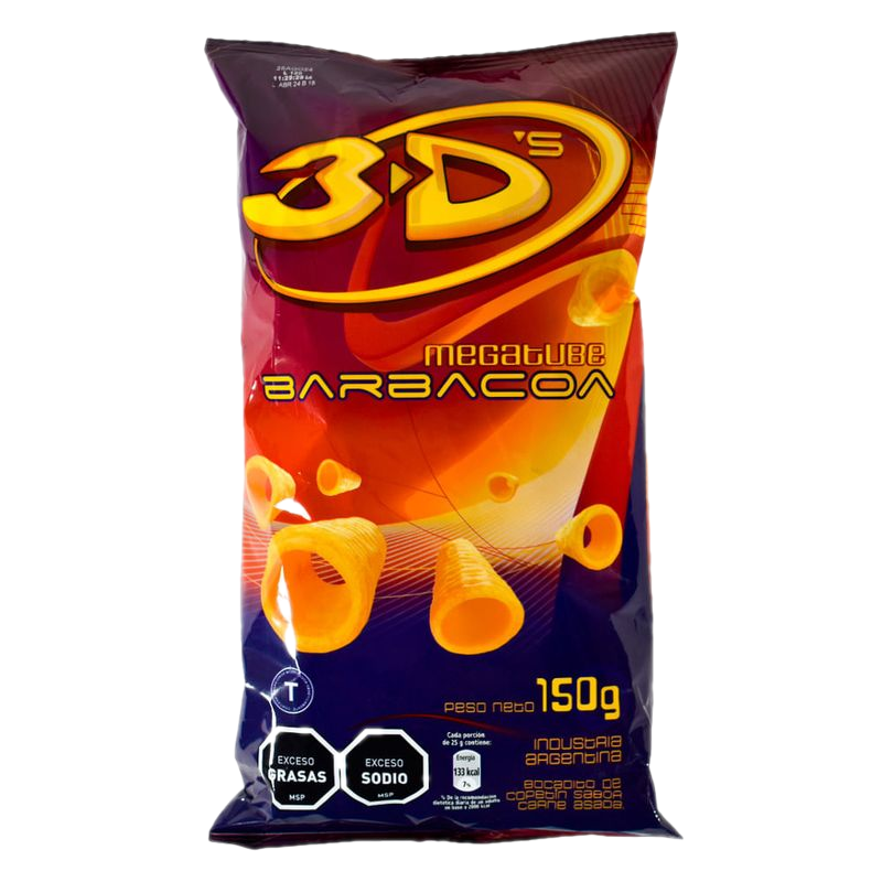 Snack 3ds Mega Barbacoa 150 G