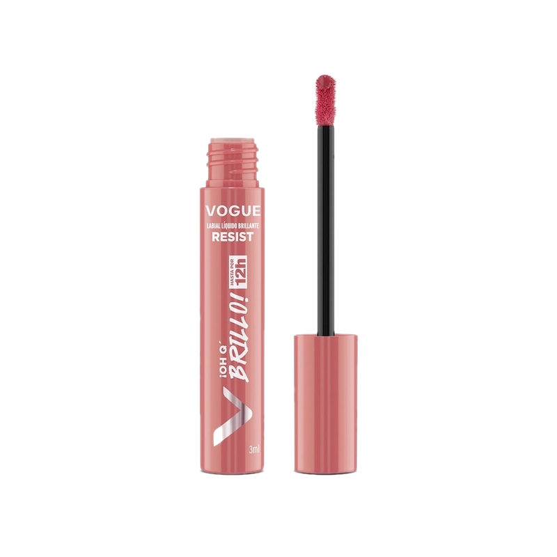 Labial Vogue Oh Que Brillo! Tono Guapa 3 Ml