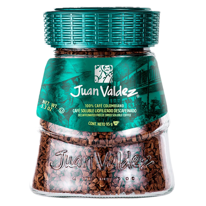 Café Soluble Descafeinado Juan Valdez Premium 95 G