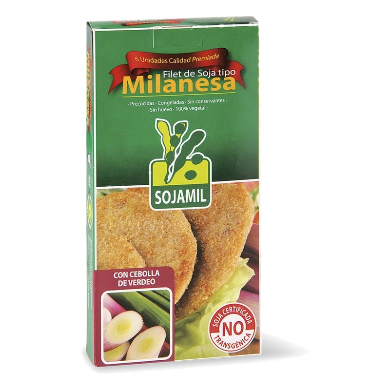 Milanesa De Soja Sojamil Sin Huevo Sabor Cebolla 6 Unidades 400 G