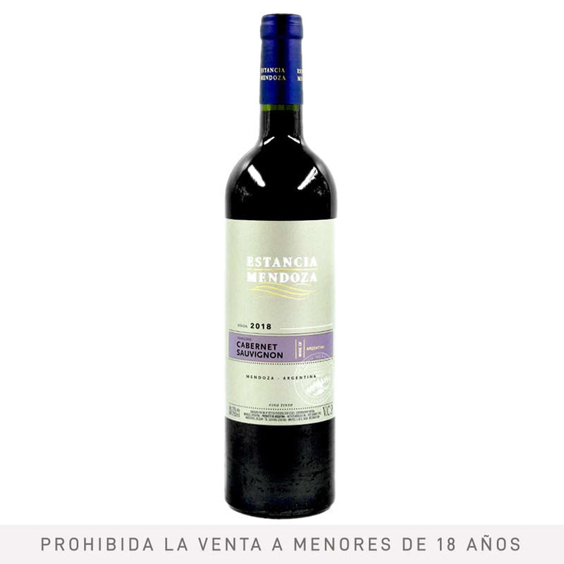 Vino Fino Tinto Estancia Mza Cab Sauvignon 750 Ml