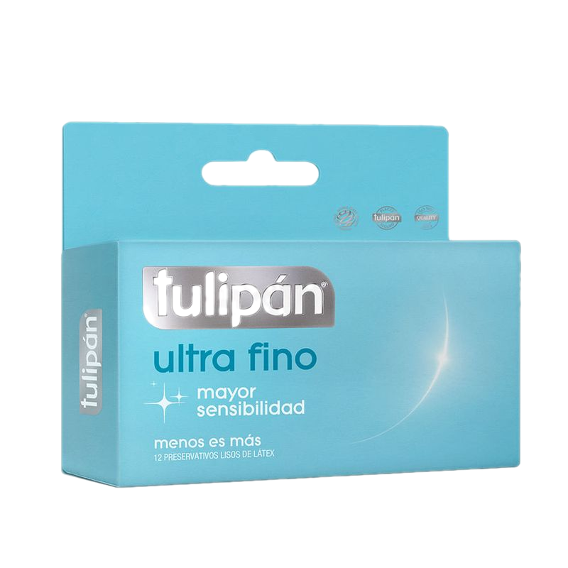 Preservativo Tulipán Ultra Fino 12 Unidades