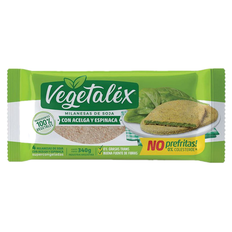 Milanesa Vegetalex Soja Especial Acelga 4 Unidades