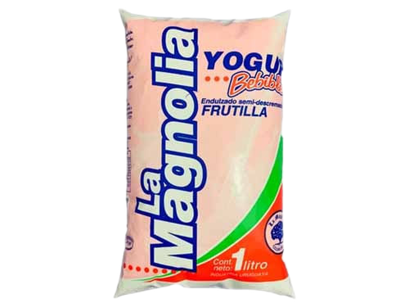 Yogur La Magnolia Bebible Frutilla 1 L