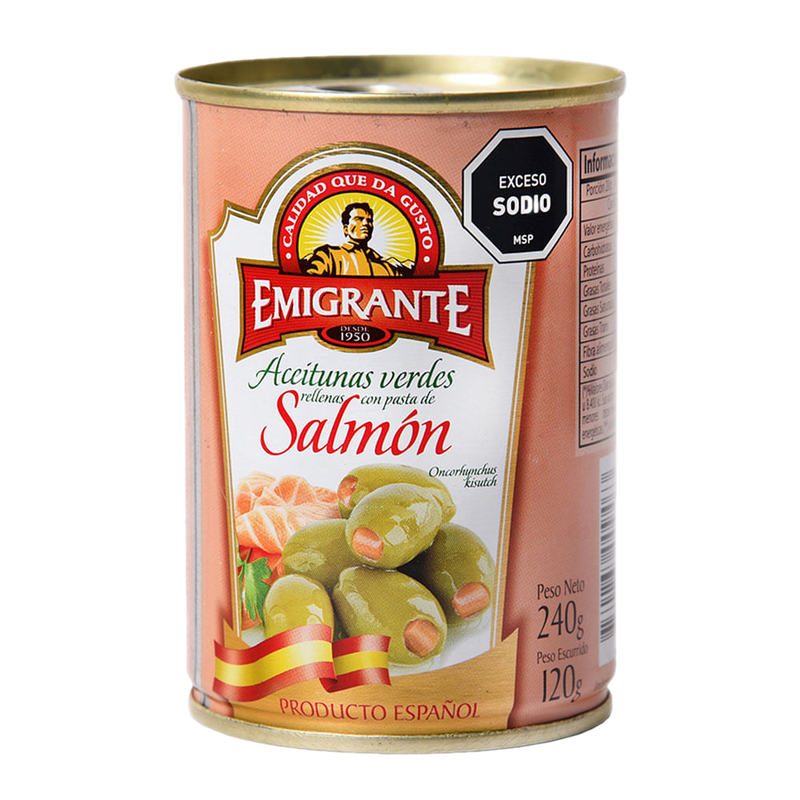 Aceitunas Con Salmón Emigrante 120 G
