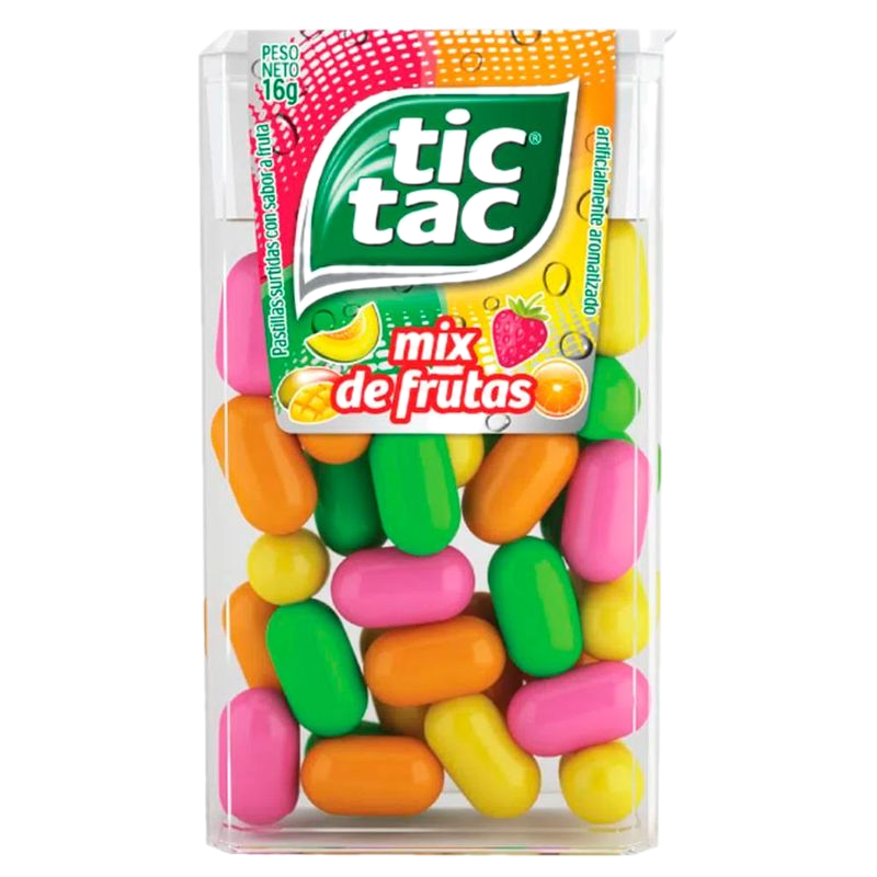 Pastillas Tic Tac Mix De Frutas 16 G