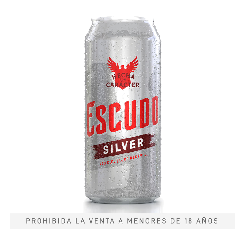 Cerveza Escudo Silver Lata 473 Ml