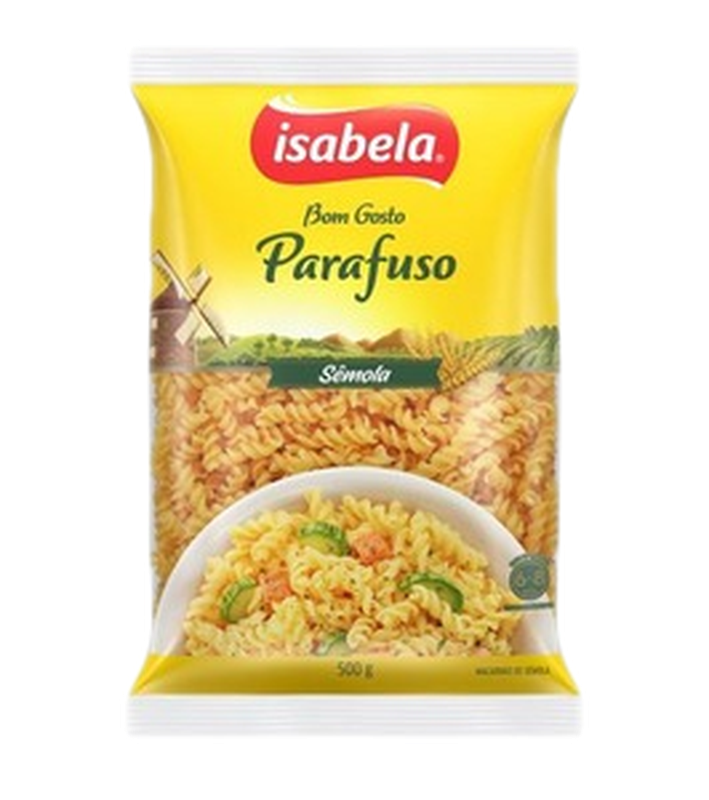Fideos Isabela Tirabuzon Sem 500 G