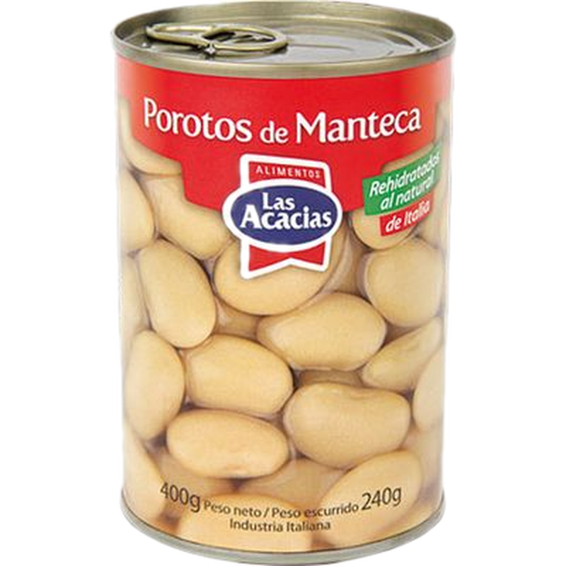 Porotos De Manteca Las Acacias 400 G