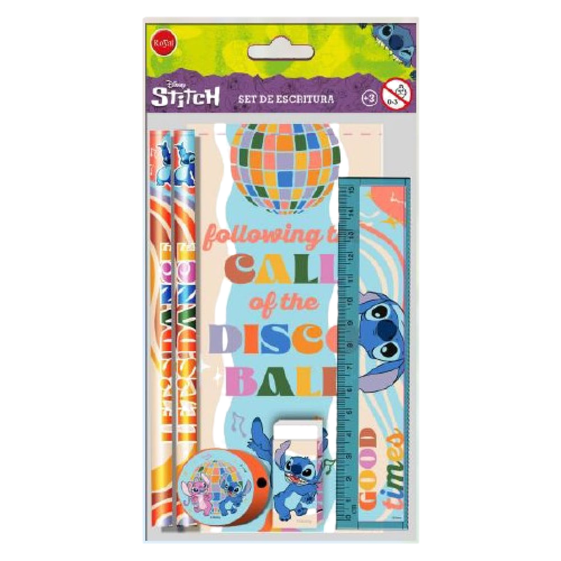 Set Escritura Disney Stitch 6 Pcs