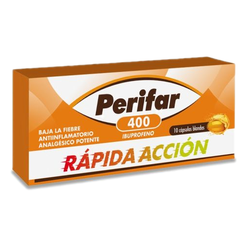 Perifar 400 Mg X 10 Cápsulas Blandas