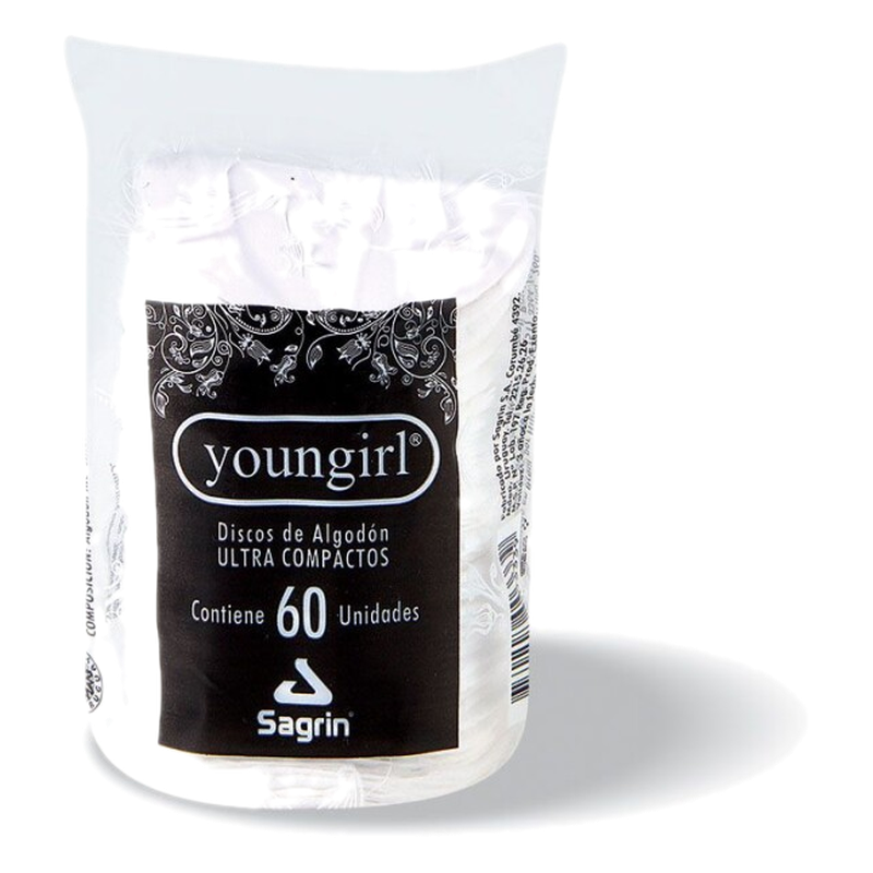 Discos De Algodón Youngirl 60 Unidades