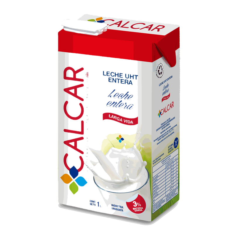 Leche Calcar Uht Entera Caja 1 L Larga Vida