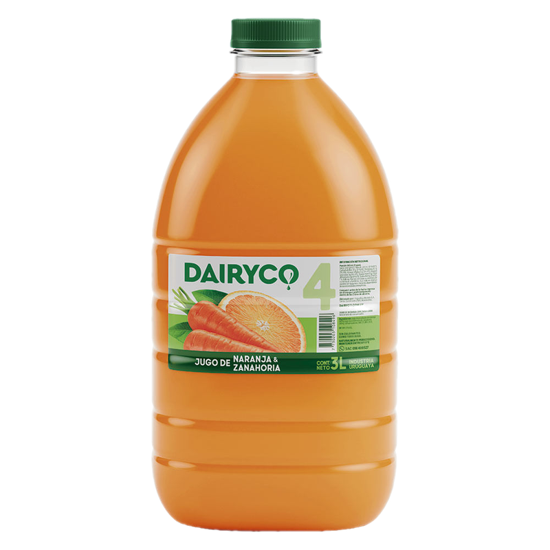 Jugo Naranja Con Zanahoria Dairyco 3 L