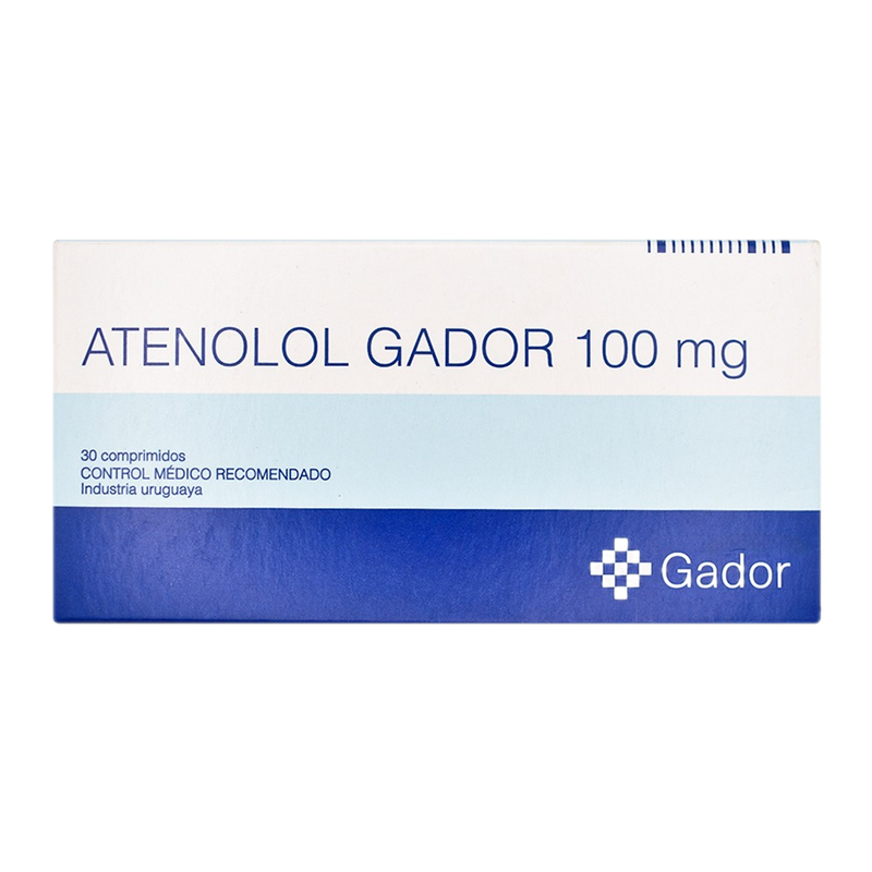 Atenolol Gador 100 Mg 30 Comprimidos