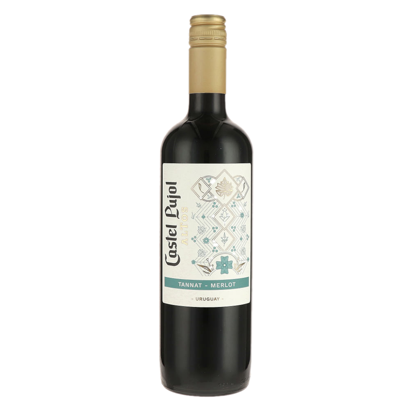 Vino Castel Pujol Altos Tinto Tannat Merlot 750 Ml