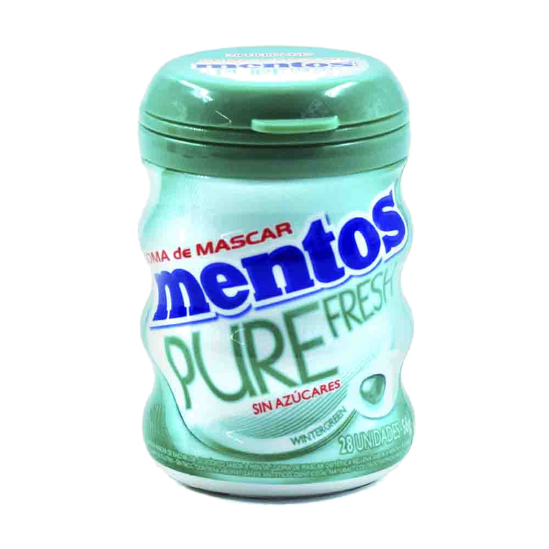Chicles Mentos Sin Azúcar Fresh Wintergeen