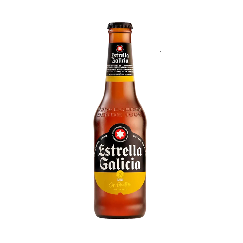 Cerveza Estrella Galicia Sin Gluten Botella 330 Ml