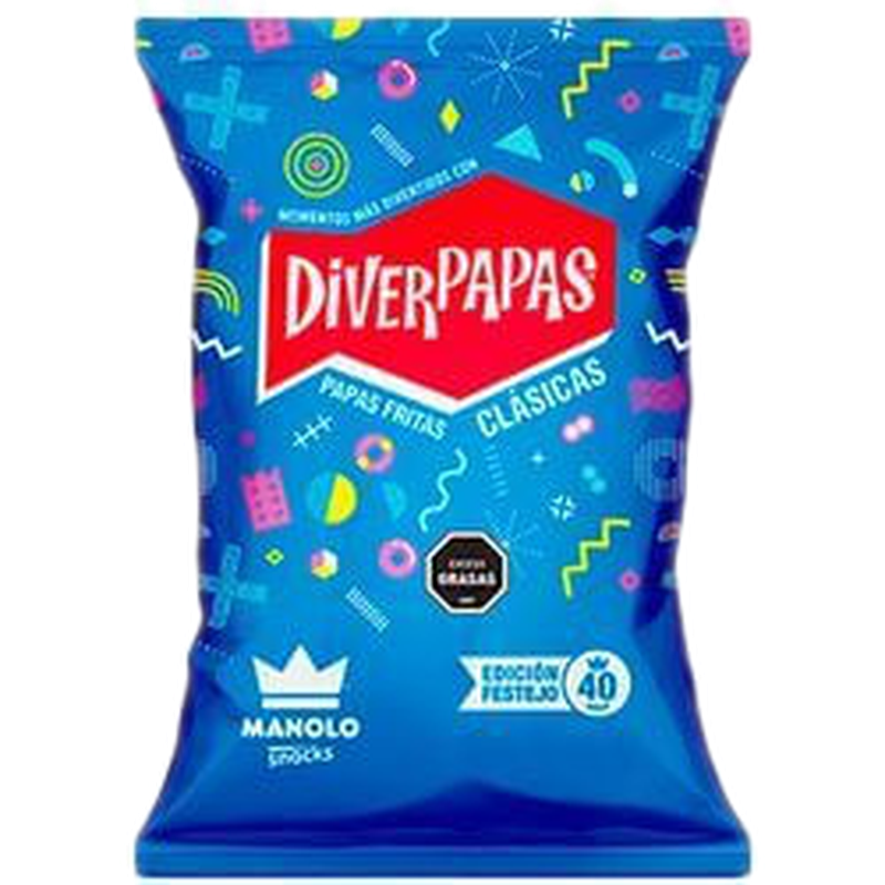 Papas Fritas Manolo Diverpapas Con Sal 390 G