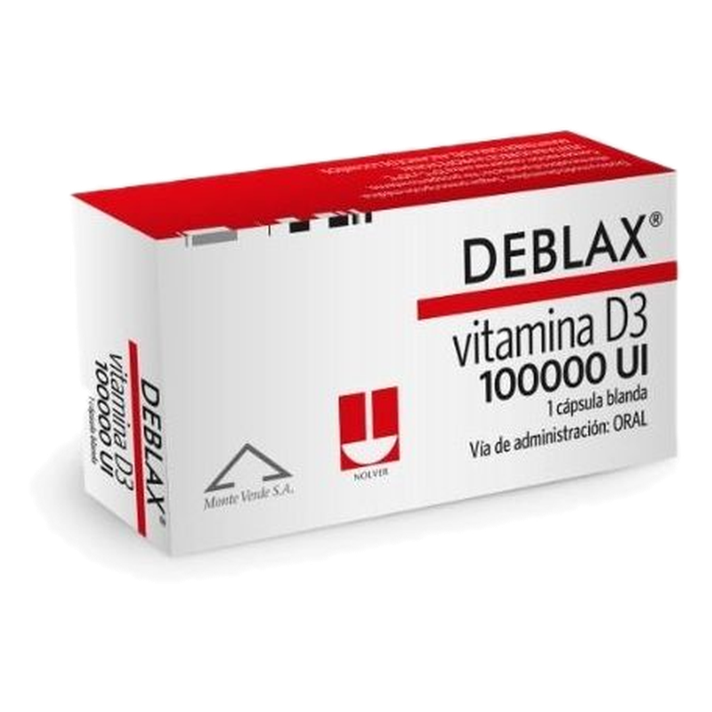 Deblax D3 100.000 Ui 1 Cápsula Blanda