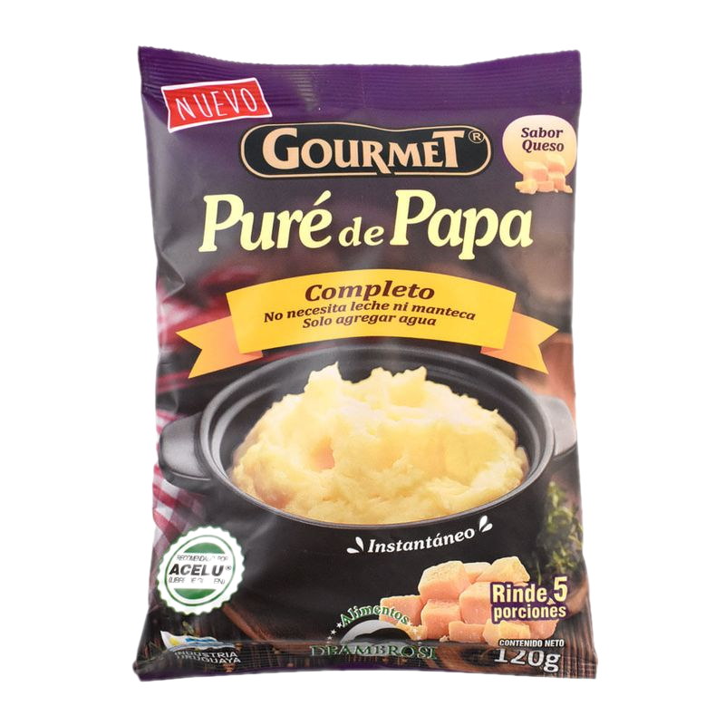 Puré De Papas Gourmet Con Queso 120 G