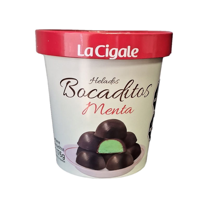 Bocadito La Cigale Menta Bañado En Chocolate 8 Unidades