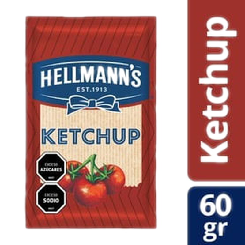 Ketchup Hellmanns Doypack 60 G
