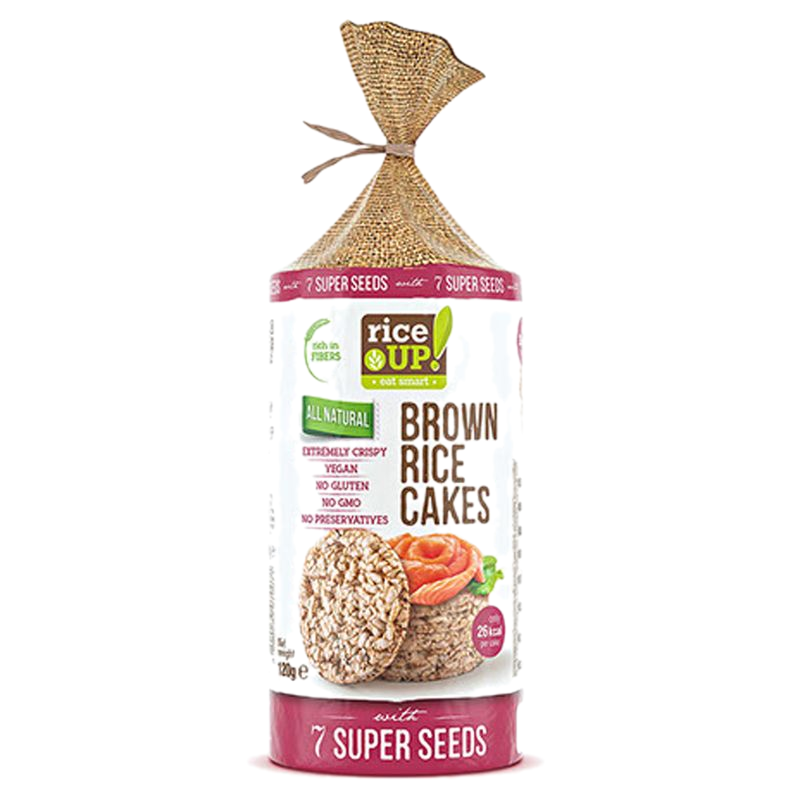 Galletas De Arroz Rice Up 7 Semillas 120 G