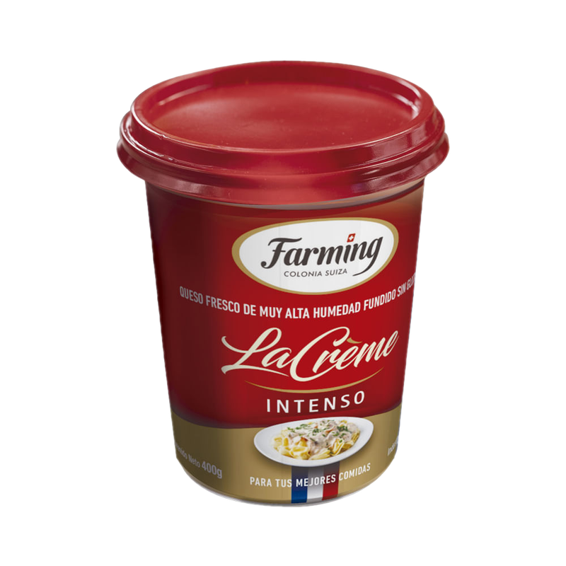 Queso Untable La Creme Intenso Farming 400 G