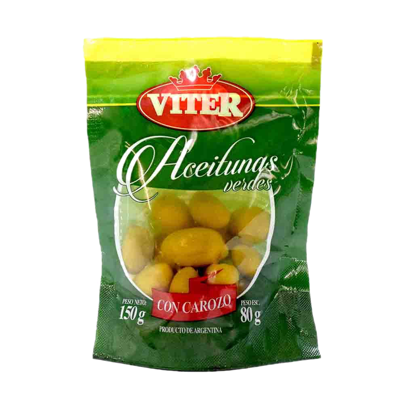 Aceitunas Verdes Viter Con Carozo 150 G