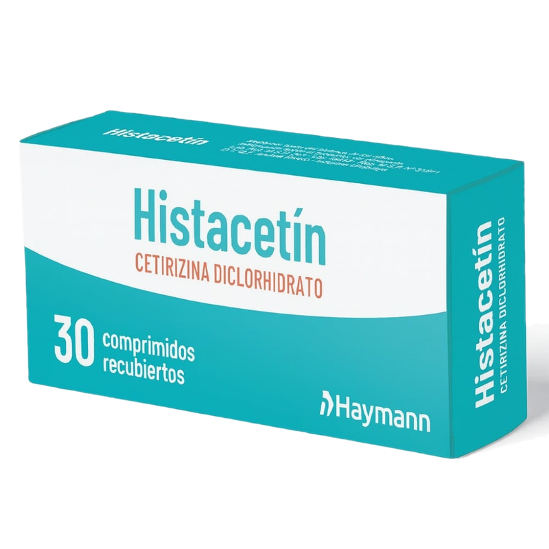 Histacetín 10 Mg 30 Comprimidos Recubiertos