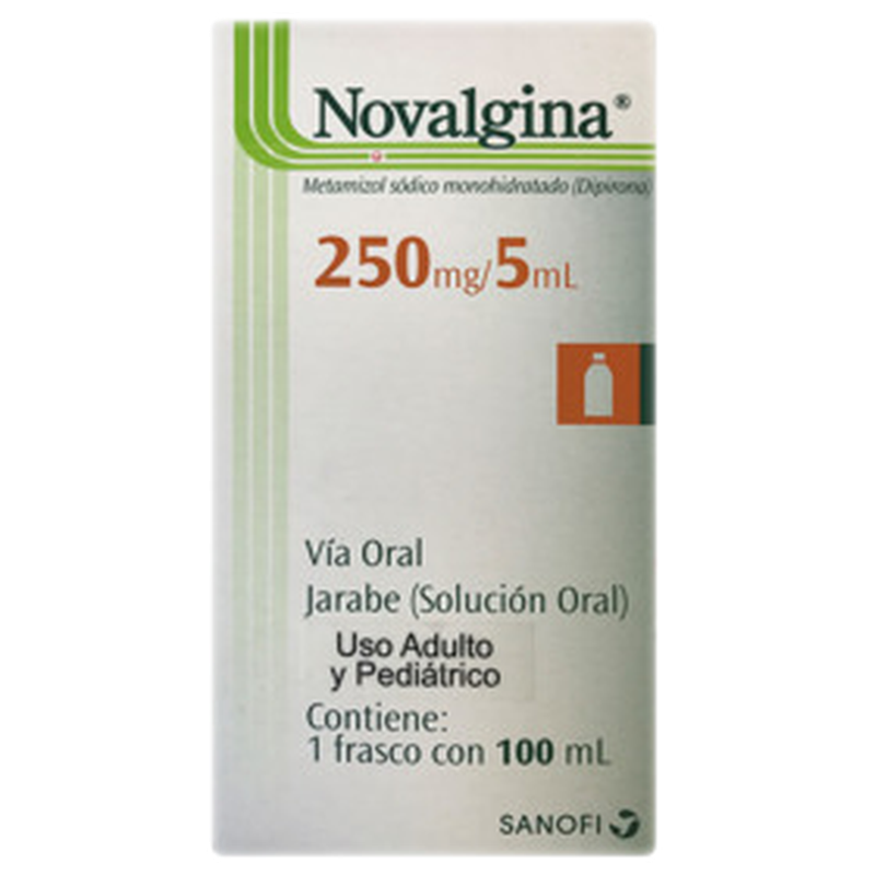 Novalgina Jarabe 250mg/5 Ml [100 Ml]