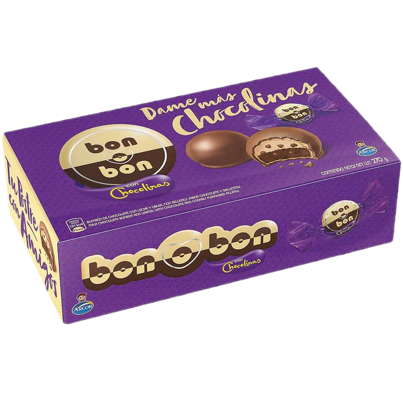 Bombonera Chocolinas Bon O Bon 270 G