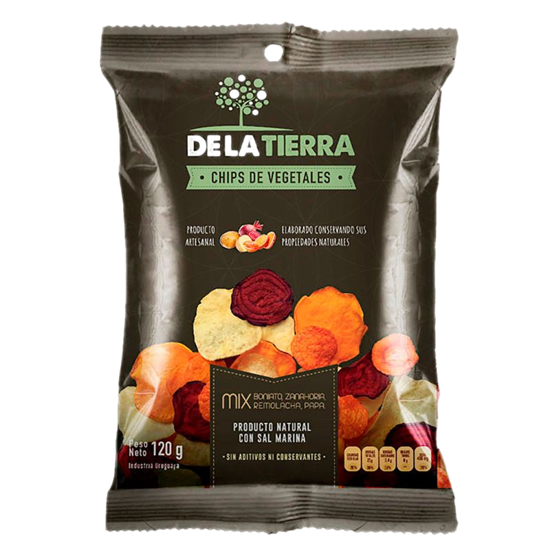 Chips De Vegetales De La Tierra 120 G
