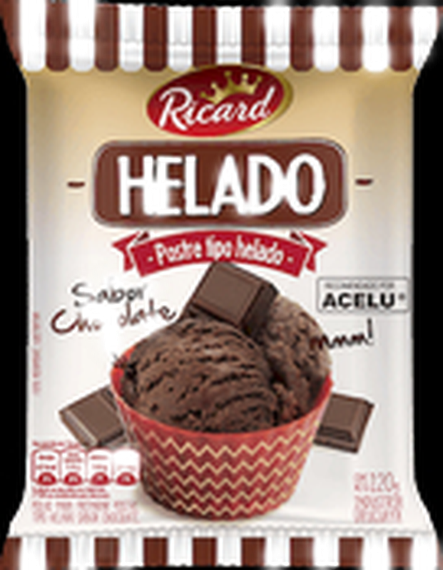 Helado En Polvo Ricard Chocolate 4p 110 G.