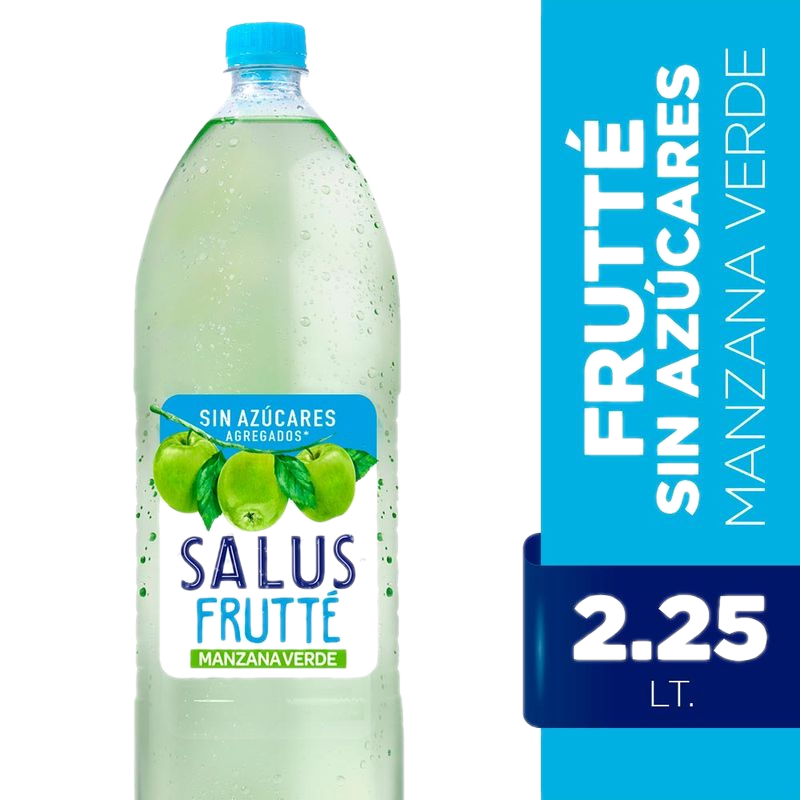 Agua Salus Frutte Sin Azúcar Manzana Verde 2,25 L